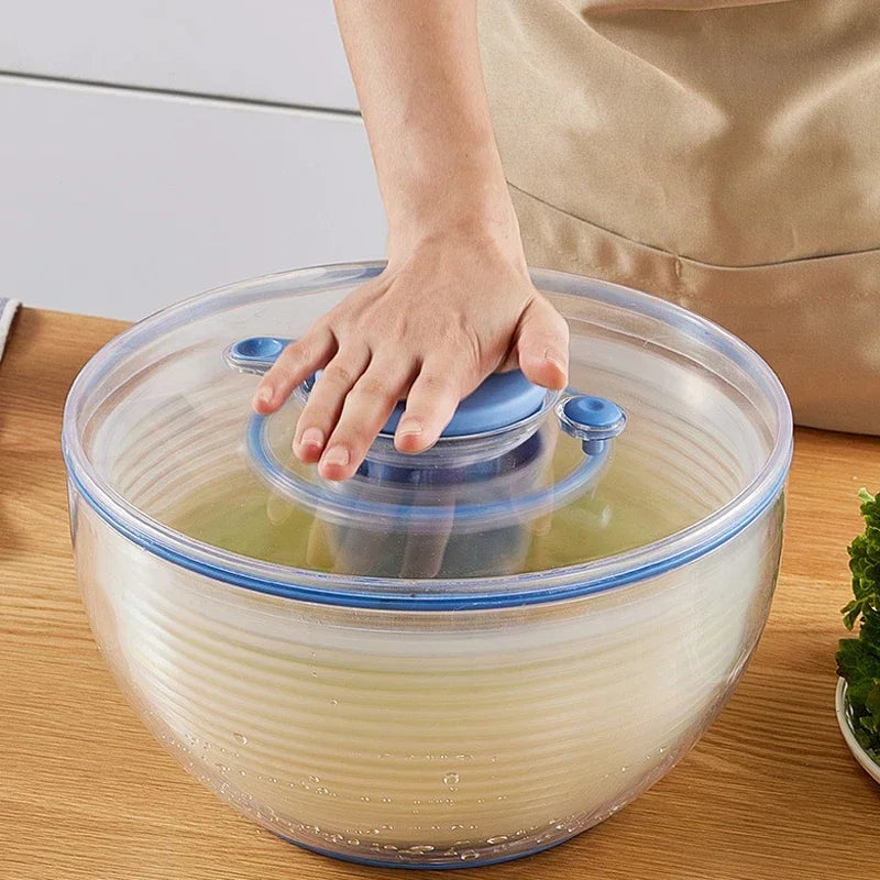 Vegetable Dehydrator Electric Quick Cleaning Dryer Fruit and Vegetable Dry and Wet Separation Draining Salad Spinner Home Gadget