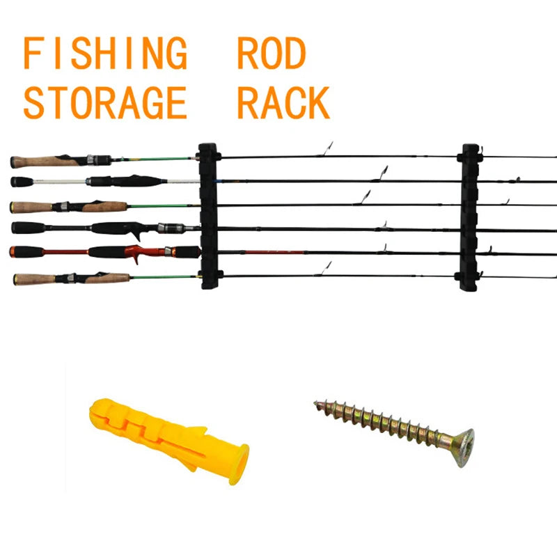 1PC Plastic Vertical Fishing Rod Holder